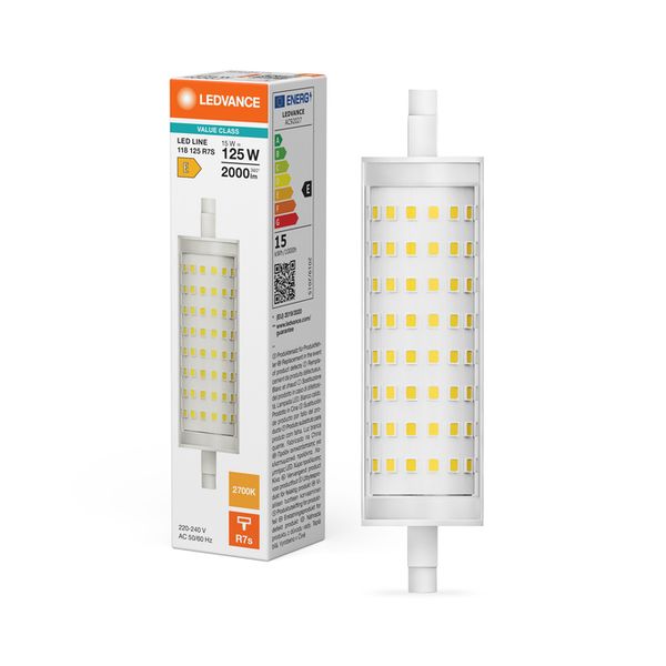 LED Line 118 125 300° V 15W 827 Clear R7s - , изображение 5