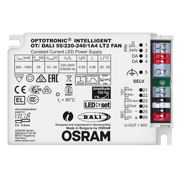 OTi DALI 50/220…240/1A4 LT2 FAN - , изображение 2