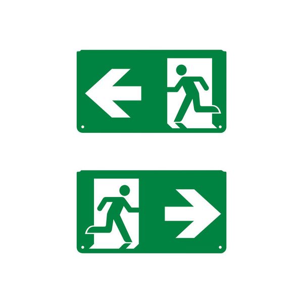 EM EXIT PICTO LEFT RIGHT - 