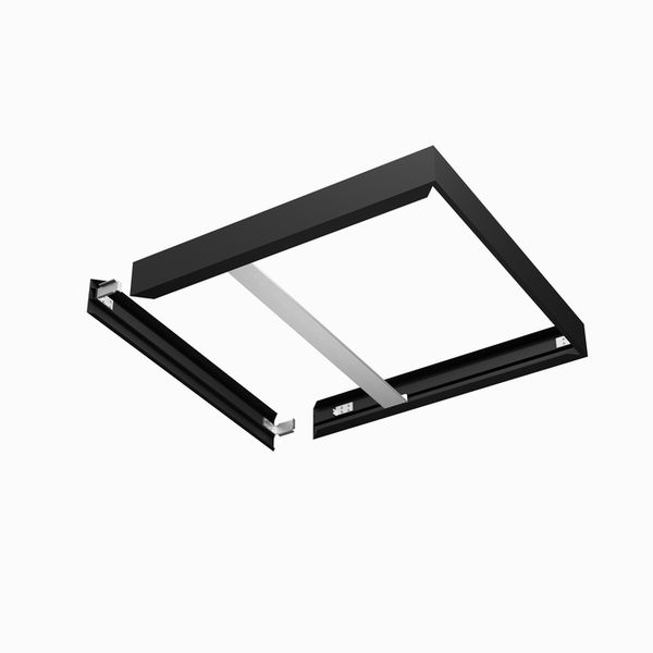 PANEL 625 SURFACE MOUNT KIT H75 BK - 