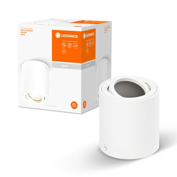 Spot Surface Round GU10 White - , изображение 2