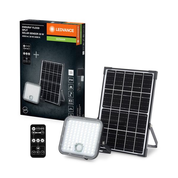 Endura Flood Split Solar Sensor 30W 840 Remote control - , изображение 3