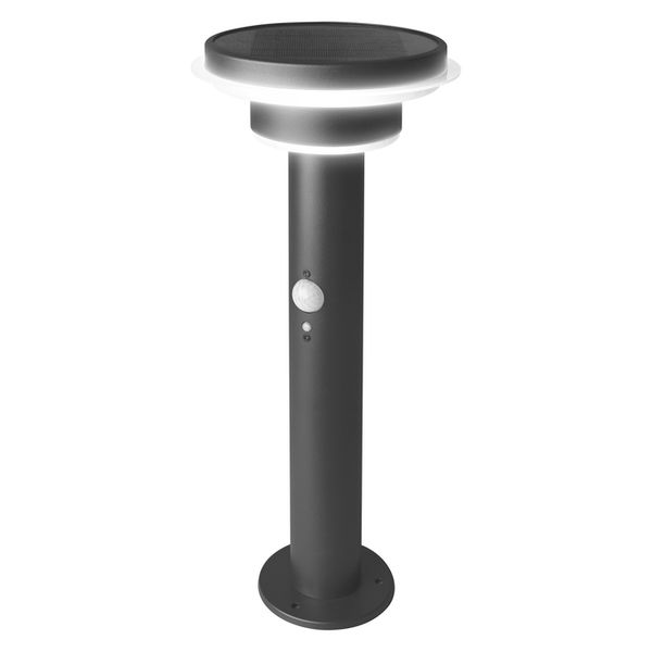 ENDURA Style Solar 40cm Post Sensor Double Circle 6W Black - , изображение 8