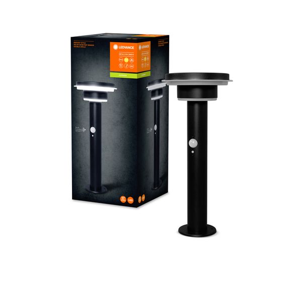 ENDURA Style Solar 40cm Post Sensor Double Circle 6W Black - , изображение 5