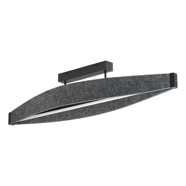 Decor Flat Felt Ceiling 23W 830 Dark Grey - 