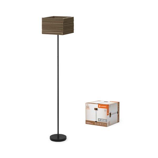 Decor Cardboard Square Floor E27 Brown - , изображение 2