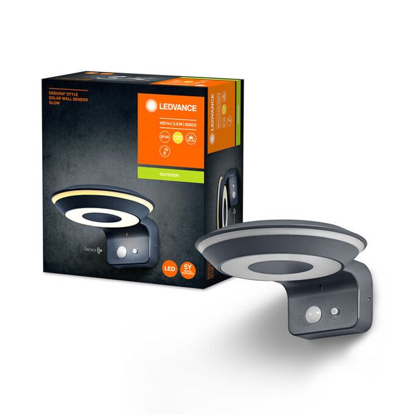 ENDURA Style Solar Glow Wall Sensor 3.6W 3000K - , изображение 2