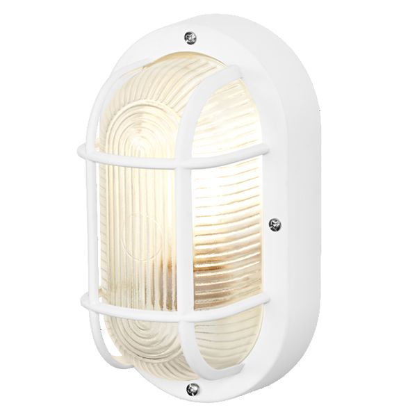 Bulkhead Essential Oval E27 White - , изображение 3