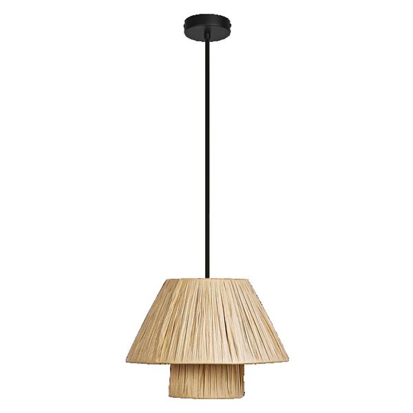 Decor Bamboo Paper Hut Pendant 280 E27 Brown - , изображение 3
