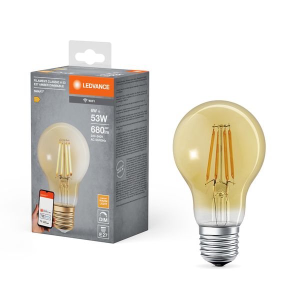 SMART+ Filament Classic Dimmable 53 6 W/2400 K E27 - , изображение 7