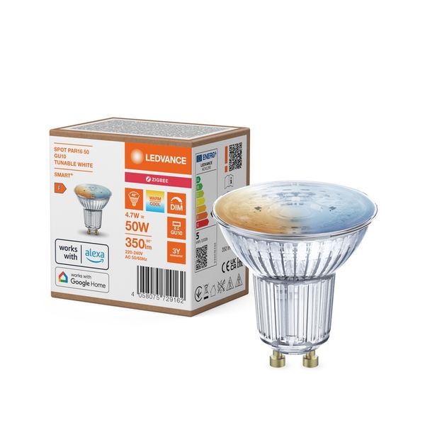 SMART+ ZIGBEE Tunable White Spot PAR16 50 45° 4.7W GU10 - , изображение 4