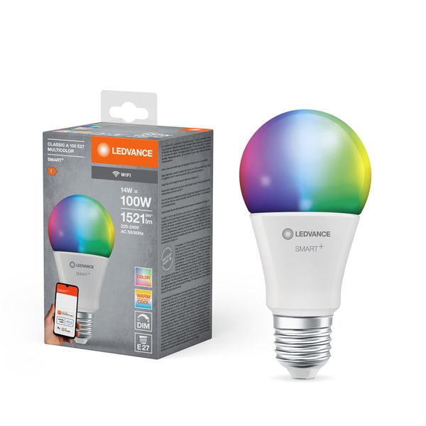 SMART WIFI A100 14W 230V RGBW FR E27 SINGLE PACK - , изображение 5