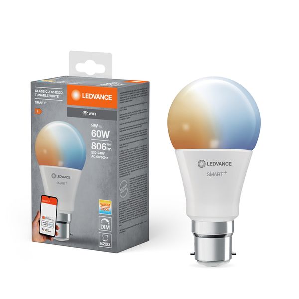 SMART WIFI A60 9W 230V TW FR B22D SINGLE PACK - , изображение 3