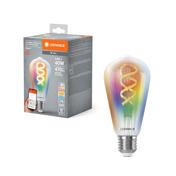SMART+ WiFi Filament Edison 40 Multicolour E27 - , изображение 3