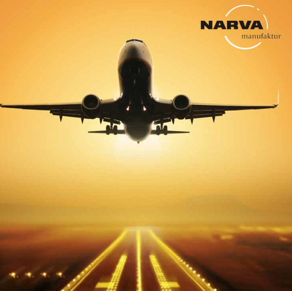 Лампа аэродромная NARVA 6133LL 6,6A 45W 2000h PK30d male connector