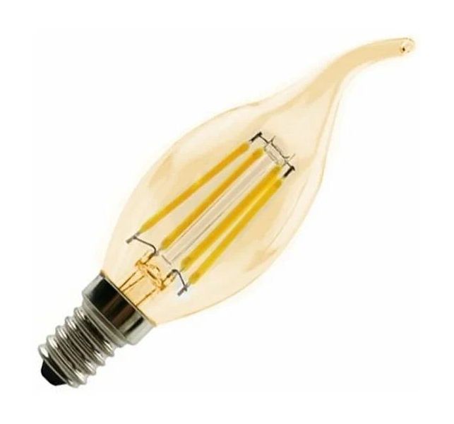 FL-LED Vintage CA35 6W E14 2200К 220V 600Лм 35*117 мм FOTON_LIGHTING  -  лампа свеча на ветру - 