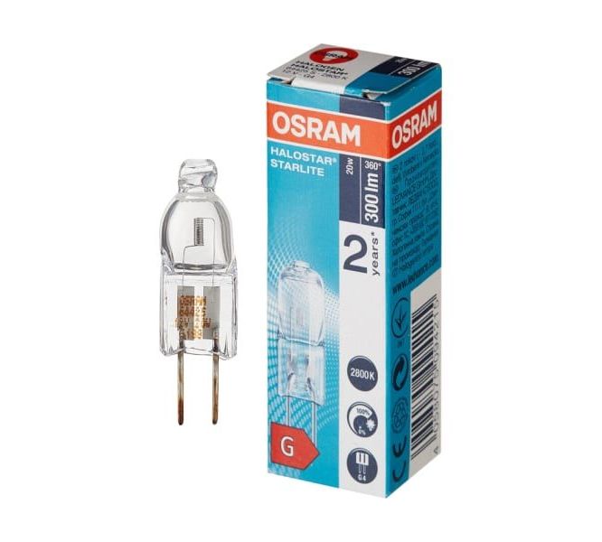 64425S  STARLITE 20W 12V   300lm G4 2000h - лампа OSRAM - 