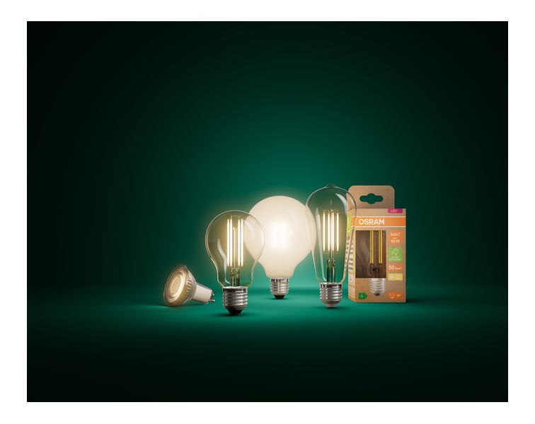 LED Classic Edison 60 Filament Energy efficiency class A 3.8W 827 Clear E27 - , изображение 8
