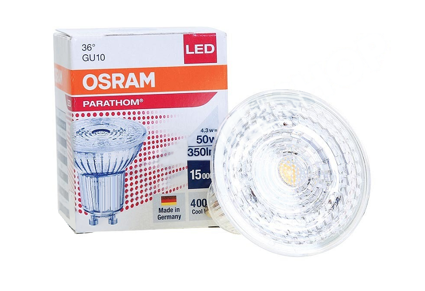 4.3W/840 (=50W) 36° GU10 PARATHOM - LED лампа OSRAM - , изображение 2